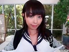 Adorable Asian slutie Marica Hase is teasing you through the camera.
